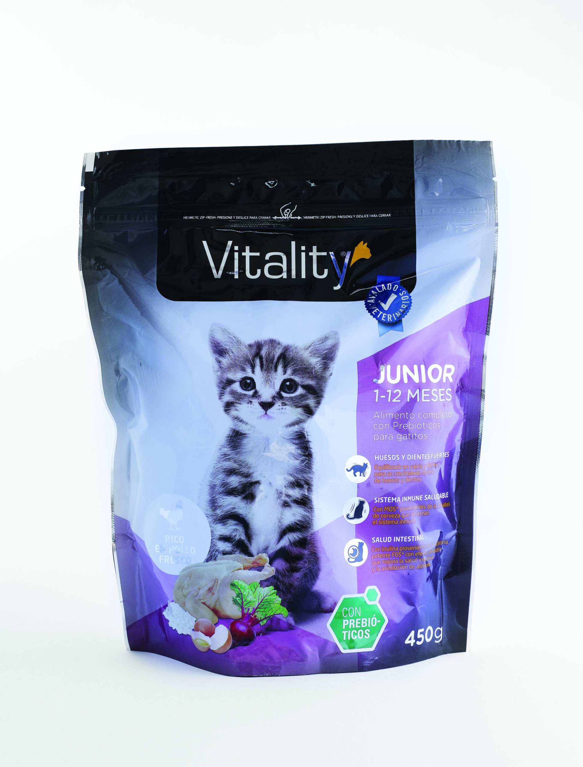 11a. Vitality, Croquettes for Junior cats with prebiotic