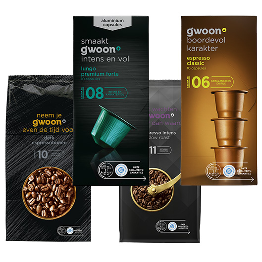 Gwoon Coffee Beans and Capsules