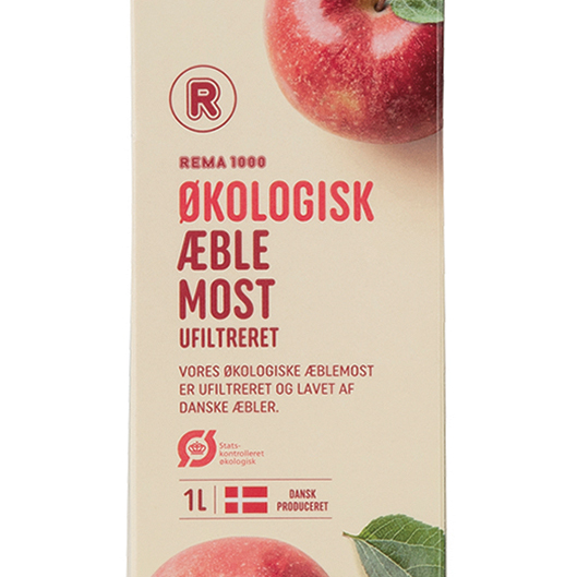 REMA 1000 Organic Unfiltered Apple Juice