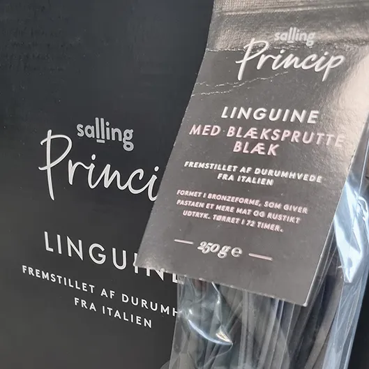 Salling Princip Linguine with Squid Ink