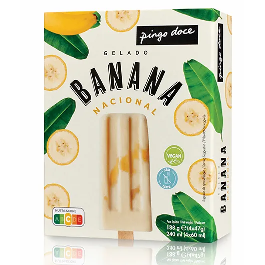 Pingo Doce Portuguese Dairy-Free Banana Ice Cream