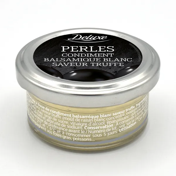 Lidl Deluxe Pearls with White Balsamic Condiment and Truffle Flavour