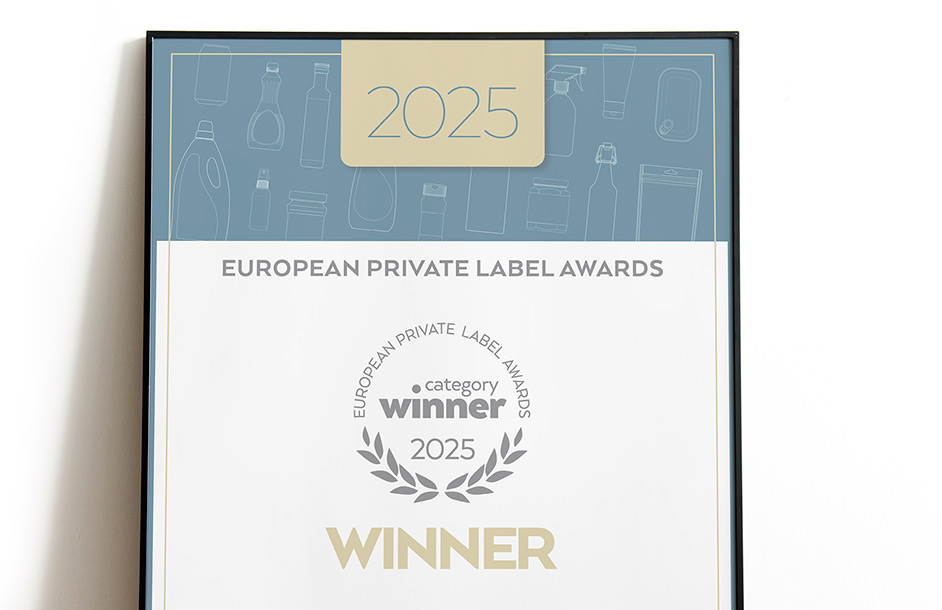 European Private Label Awards Certificate