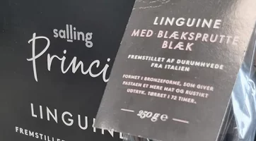 Salling Princip Linguine with Squid Ink