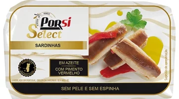 PorSi Select – Sardinhas sem Pele e sem Espinhas com Pimento/em Azeite/em Tomate