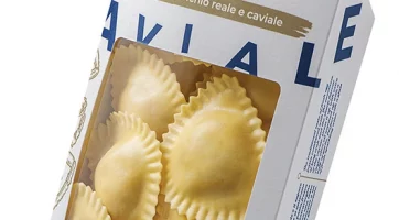 Ravioli al Granchio Reale e Caviale