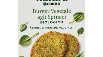 erso Natura – Burger Vegetale agli Spinaci Biologico (Vegetable Burger with Organic Spinach)