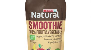 SPAR Natural Organic Smoothie Apple-Strawberry