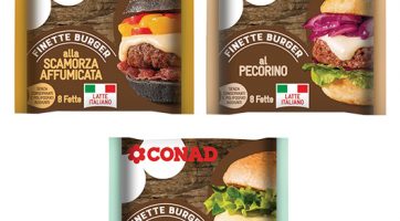 Conad Finette Burger al Gorgonzola, Conad Finette Burger alla Scamorza, Conad Finette Burgers