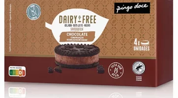 Pingo Doce Dairy-Free Chocolate Ice-Cream Sandwich