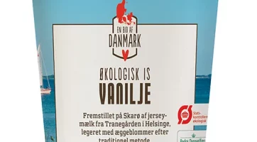 En Bid af Danmark (A Taste of Denmark) Organic Vanilla Ice Cream