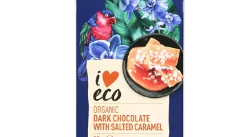 I Love Eco 72% Organic Dark Chocolate with Salted Caramel